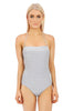 Metallic Silver One Piece