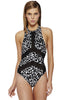 Lunar Leopard Halter One Piece