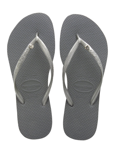 Slim Crystal Glam - Grey/Silver