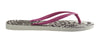 Slim Lace - White/Pink